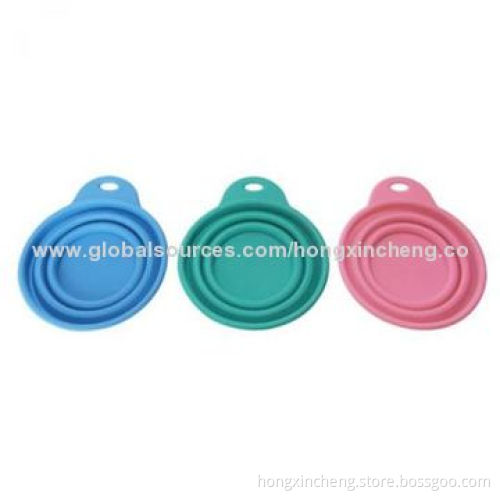 G-collapsible Silicone Pet Drinking Bowls, Different Colors Available